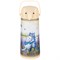 Термос agness "Синие коты" со стеклянной колбой и помпой 1.9 л - фото 302505