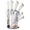 Набор ножей agness нжс  на пластиковой вращающейся подставке 8 пр. - фото 302540