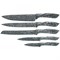 Набор ножей agness  на пластиковой подставке, 6 предметов - фото 302594