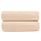 Простыня на резинке из сатина бежево-розового цвета из коллекции essential, 160х200 см - фото 325056