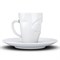 Кофейная чашка с блюдцем tassen impish 80 мл белая - фото 327016