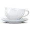 Чайная пара tassen happy 200 мл белая - фото 327054