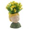 Цветочная композиция, L12 W12 H17,5 см, 4в. - фото 340733