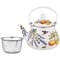 Чайник agness эмалированный с фильтром из нжс, серия provence, 1,3 л - фото 352611