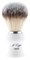 Помазок для бритья IL Ceppo, пластик, синтетический ворс, рукоять - белый глянцевый цвет - фото 353883
