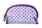 Косметичка Dewal Beauty серия "Горох", фиолетовая 19х8,5х11,5см - фото 354143