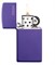 Зажигалка ZIPPO Slim® с покрытием Purple Matte, латунь/сталь, фиолетовая, матовая, 29x10x60 мм - фото 354334