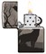 Зажигалка ZIPPO Classic с покрытием Black Ice®, латунь/сталь, чёрная, глянцевая, 38x13x57 мм - фото 354351