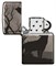 Зажигалка ZIPPO Classic с покрытием Black Ice®, латунь/сталь, чёрная, глянцевая, 38x13x57 мм - фото 354352