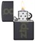Зажигалка ZIPPO Zippo Design с покрытием Black Matte, латунь/сталь, чёрная, матовая, 38x13x57 мм - фото 354520