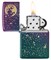 Зажигалка ZIPPO Starry Sky с покрытием Iridescent, латунь/сталь, фиолетовая, матовая, 38x13x57 мм - фото 354558