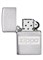 Подарочный набор ZIPPO: фляжка 89 мл и зажигалка, латунь/сталь, серебристый, в коробке с подвесом - фото 354677