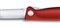 Нож для овощей VICTORINOX SwissClassic, складной, лезвие 11 см с волнистой кромкой, красный - фото 355317