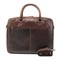 Сумка KLONDIKE DIGGER «Earl», натуральная кожа в темно-коричневом цвете, 29 x 38 x 9 см - фото 356254