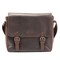 Сумка через плечо KLONDIKE DIGGER «Joe», натуральная кожа в темно-коричневом цвете, 28 x 32 x 8 см - фото 356399