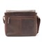 Сумка через плечо KLONDIKE DIGGER «Joe», натуральная кожа в темно-коричневом цвете, 28 x 32 x 8 см - фото 356403
