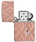 Зажигалка ZIPPO Armor® Geometric с покрытием Rose Gold, латунь/сталь, розовое золото, 38x13x57 мм - фото 357045