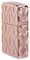 Зажигалка ZIPPO Armor® Geometric с покрытием Rose Gold, латунь/сталь, розовое золото, 38x13x57 мм - фото 357049
