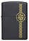 Зажигалка ZIPPO Celtic Design с покрытием Black Matte, латунь/сталь, чёрная, матовая, 38x13x57 мм - фото 357053
