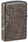 Зажигалка ZIPPO Armor® Wicca Design с покрытием Black Ice®, латунь/сталь, чёрная, 38x13x57 мм - фото 357063