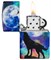 Зажигалка ZIPPO Wolf Design с покрытием 540 Matte, латунь/сталь, разноцветная, матовая, 38x13x57 мм - фото 357129