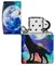 Зажигалка ZIPPO Wolf Design с покрытием 540 Matte, латунь/сталь, разноцветная, матовая, 38x13x57 мм - фото 357130