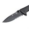 Нож складной Stinger, 80 мм (черный), рукоять: сталь/алюминий (черный), картонная коробка - фото 357237