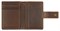 Портмоне Mano "Don Leon", натуральная кожа в коричневом цвете, 8,5 х 10,2 см - фото 357562