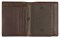 Бумажник Mano "Don Leon", натуральная кожа в коричневом цвете, 9,7 х 11,7 см - фото 357584