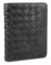 Портмоне для кредитных карт Mano "Don Luca", натуральная кожа в черном цвете, 8,5 х 11 см - фото 357601