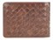 Бумажник Mano "Don Luca", натуральная кожа в коньячном цвете, 11 х 8,5 см - фото 357617