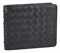 Портмоне Mano "Don Luca", натуральная кожа в черном цвете, 11 х 9 см - фото 357619