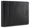 Бумажник Mano "Don Montez", натуральная кожа в черном цвете, 11 х 8,4 см - фото 357635