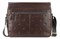 Сумка через плечо Mano "Don Leon", натуральная кожа в коричневом цвете, 38 х 30 х 7 см - фото 357702