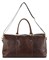 Сумка дорожная Mano "Don Leon", натуральная кожа в коричневом цвете, 50 х 27 х 24 см - фото 357726