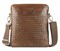 Сумка через плечо Mano "Don Luca", натуральная кожа в коньячном цвете, 23 х 26,5 х 4,5 см - фото 357734