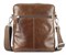 Сумка через плечо Mano "Don Luca", натуральная кожа в коньячном цвете, 23 х 26,5 х 4,5 см - фото 357740