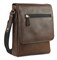 Сумка через плечо Mano "Don Valentino", натуральная кожа в коричневом цвете, 21 х 25 х 5 см - фото 357758