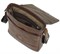 Сумка через плечо Mano "Don Valentino", натуральная кожа в коричневом цвете, 21 х 25 х 5 см - фото 357761