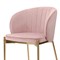 Кресло coral, велюр, пыльная роза - фото 365591