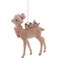 Украшение новогоднее "Олень", L6,5 W3 H9 см, 2в. - фото 371801