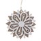 Украшение новогоднее "Снежинка", L10 W0,5 H10,5 см, 3в. - фото 371869