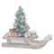 Фигурка декоративная "Елочка на санках", L12,5 W5 H10,5 см - фото 372456