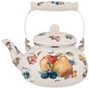 Чайник agness эмалированный серия "Фрукты" 2,5 л - фото 396579