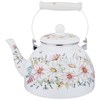 Чайник agness эмалированный серия "Дворцовый парк" 4 л - фото 396589