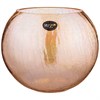 Ваза шар "Cracle amber" 4 л D=21 см H=18 см - фото 399027
