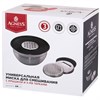 Миска agness 6 в 1 с крышкой с 3-мя съемными тёрками, 24 см, 2,25 л. противоскользящее дно - фото 401210