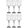Набор бокалов для вина из 6 штук "Grace" 250 мл - фото 401993