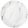 Тарелка обеденная lefard bianco marble 25,5 см - фото 402117
