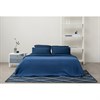 Набор из двух наволочек темно-синего цвета с контрастным кантом из коллекции Essential, 50х70 см - фото 403583